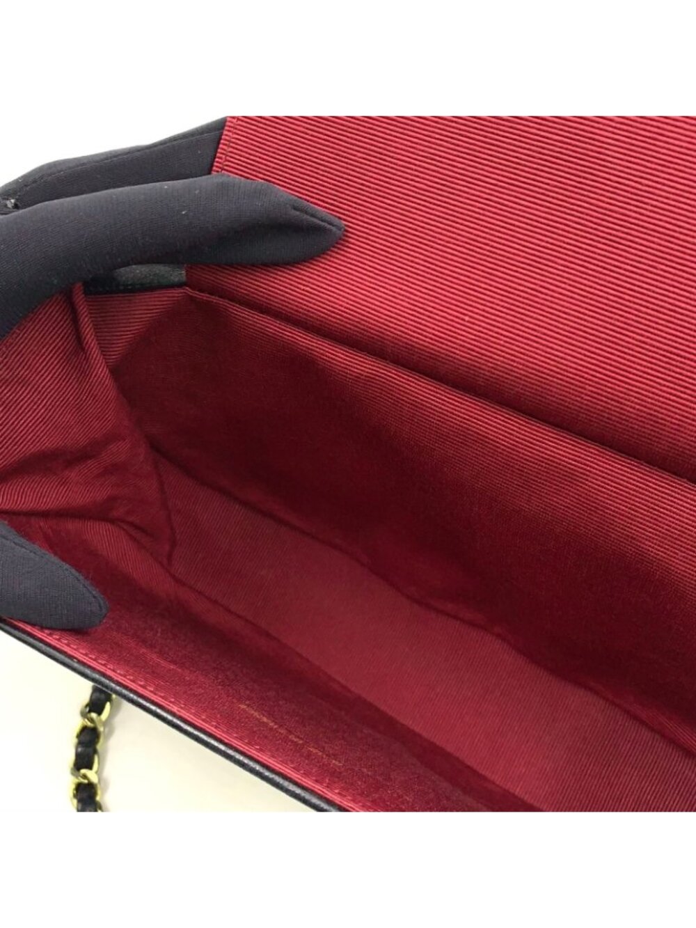 Chanel Half Moon Unknown Lambskin Black Shoulder Bag Gold - Picture 5 of 15
